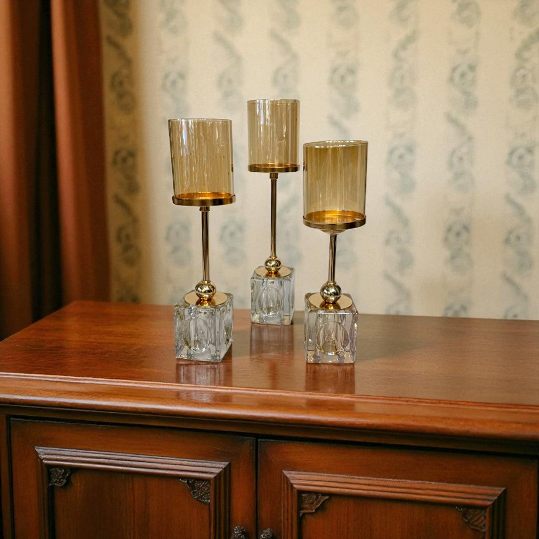 Amber Grace Candle Stand Set