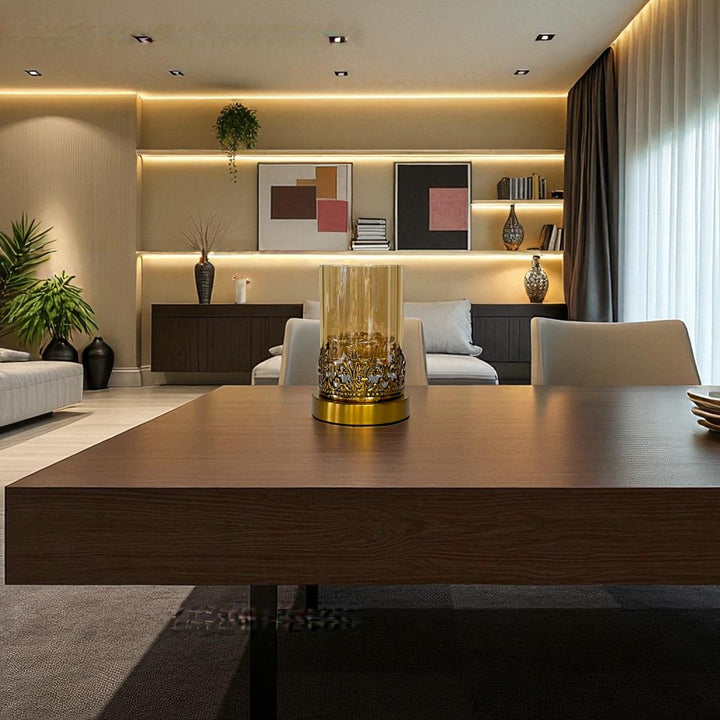 Halo Crystal Candle Holder Set