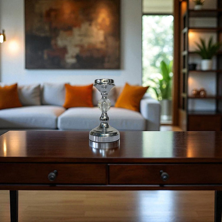 Classic Silver Candle Holder Set