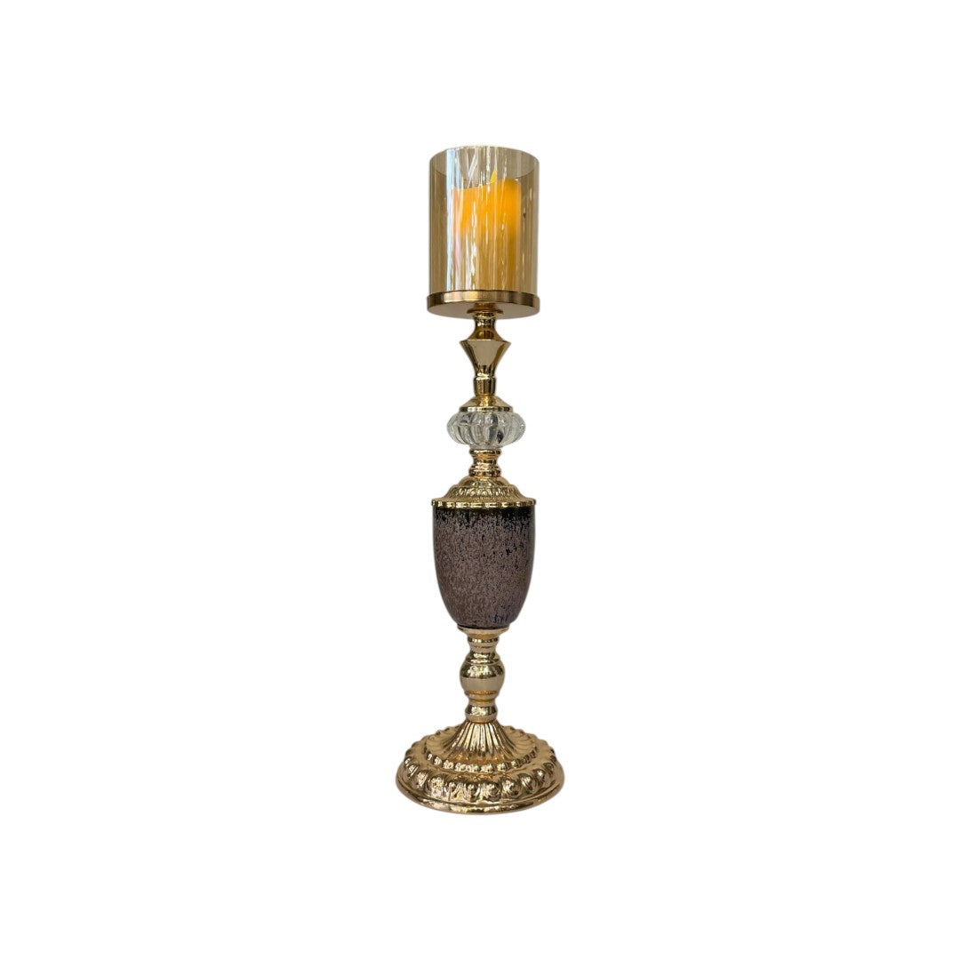 Timeless Elegance Crystal Candle Holder