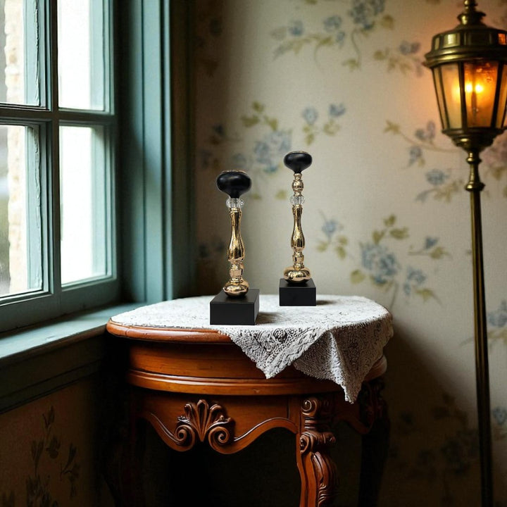 Eclipse Modern Metallic Candle Stand