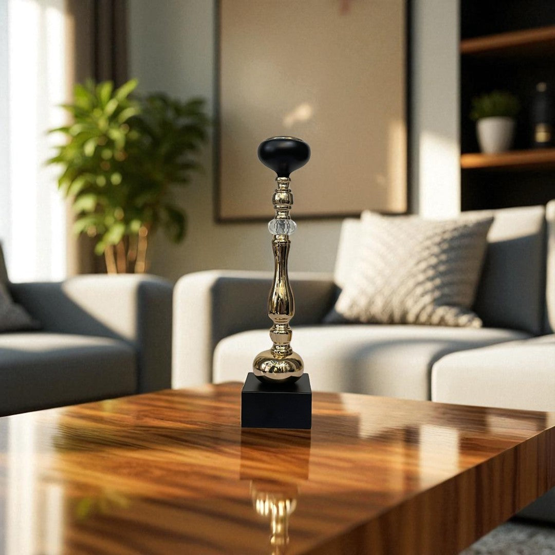 Eclipse Modern Metallic Candle Stand