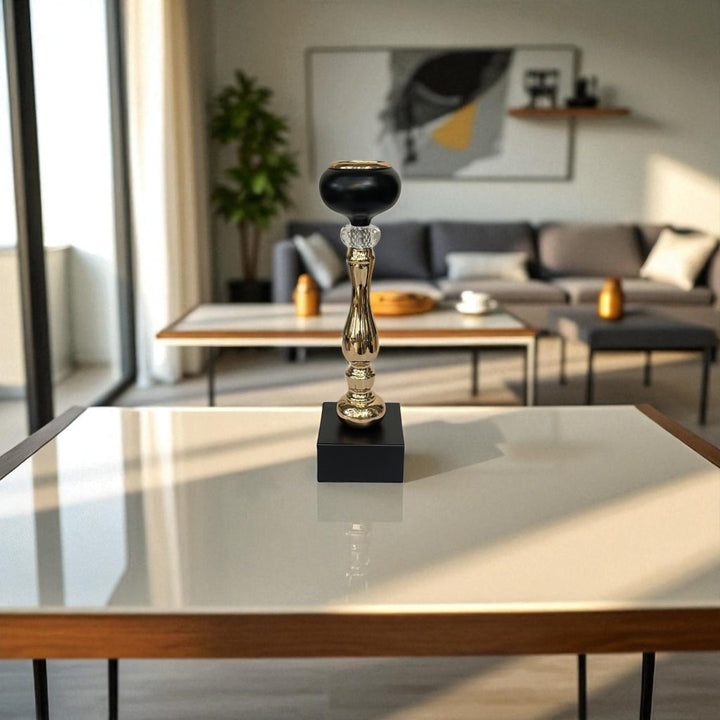 Eclipse Modern Metallic Candle Stand