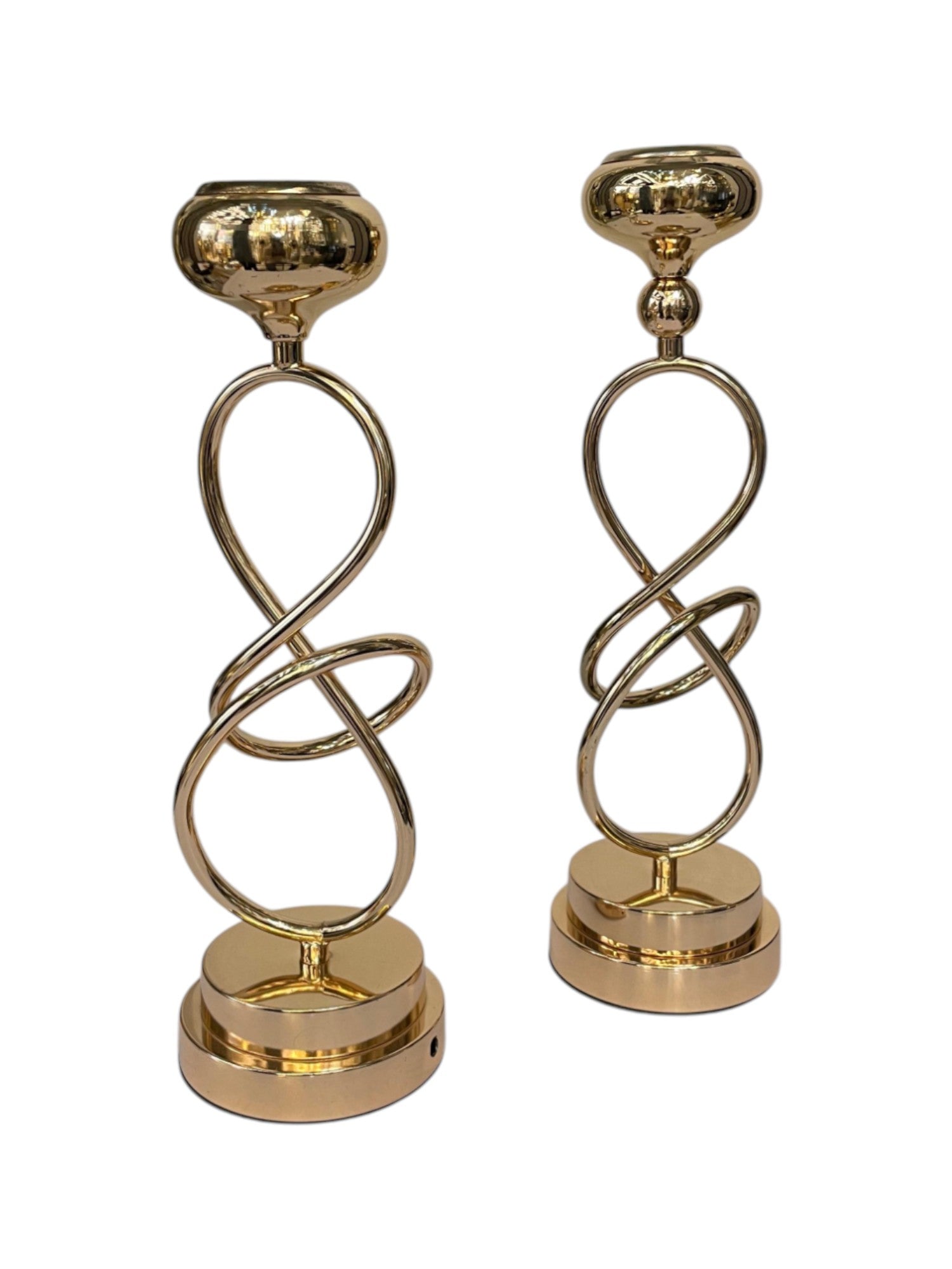 Stratos Modern Metal Candle Stand