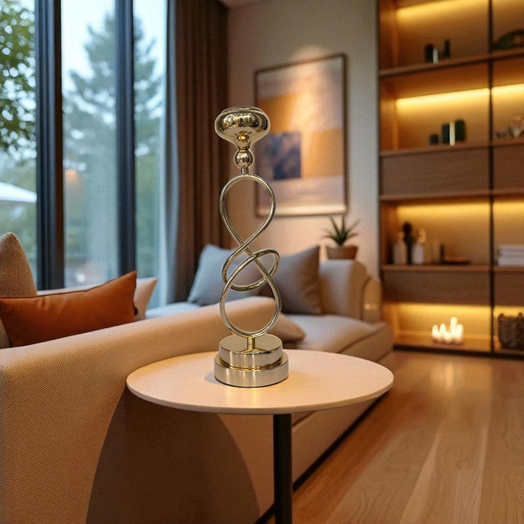 Stratos Modern Metal Candle Stand