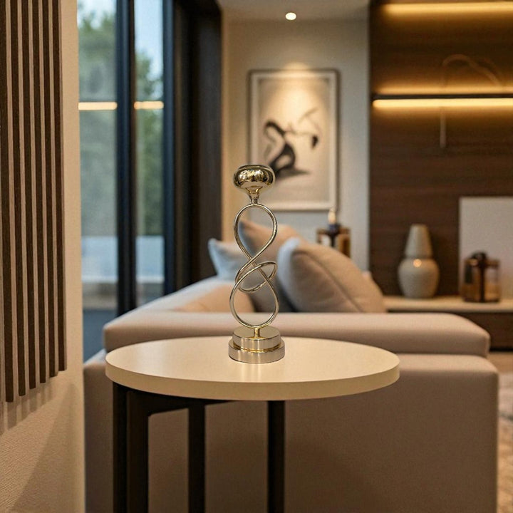 Stratos Modern Metal Candle Stand