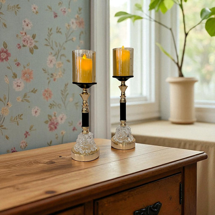 Verta Modern Metal Candle Stand