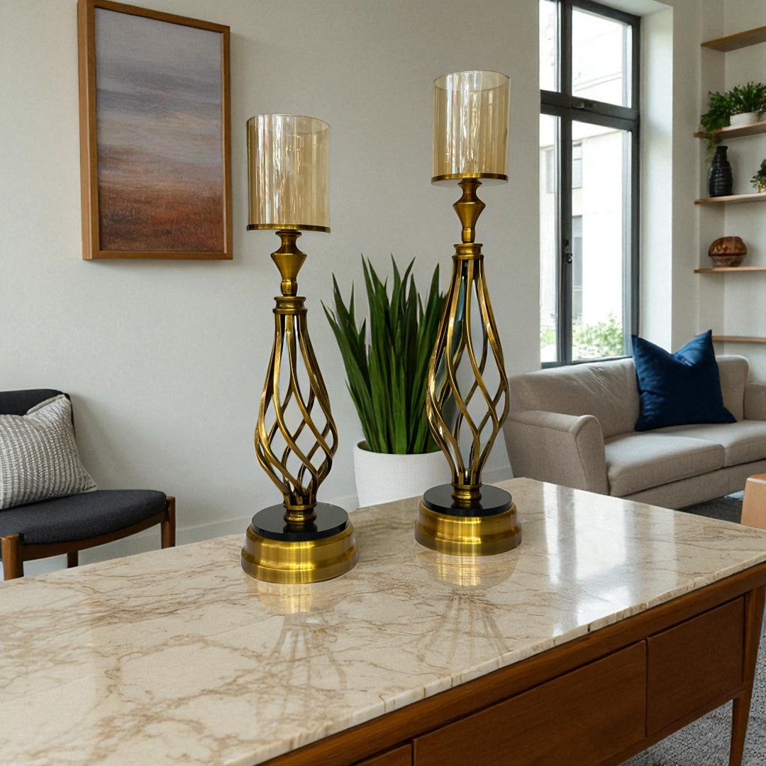 Imperium Vintage Brass Luxury Candle Holder