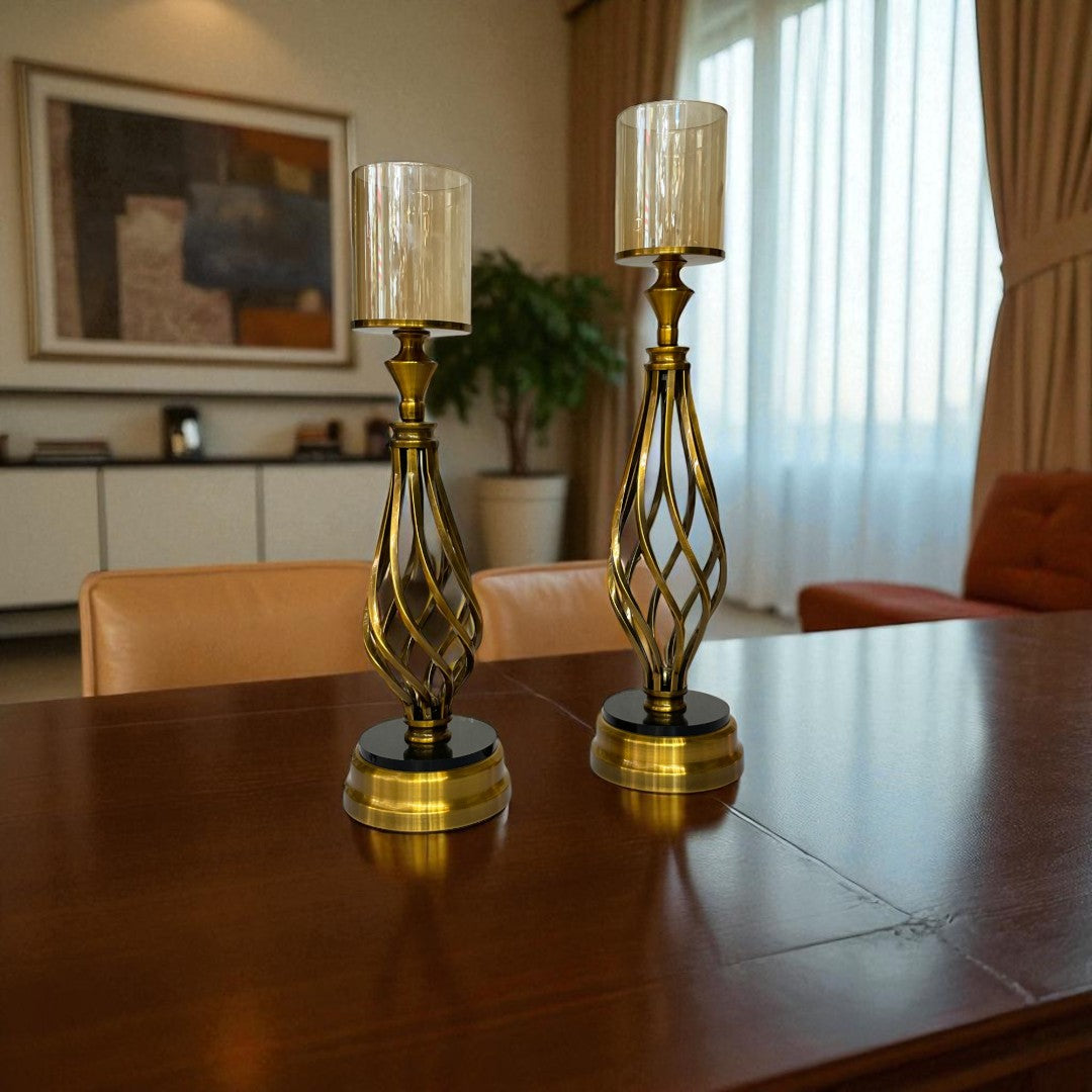 Imperium Vintage Brass Luxury Candle Holder