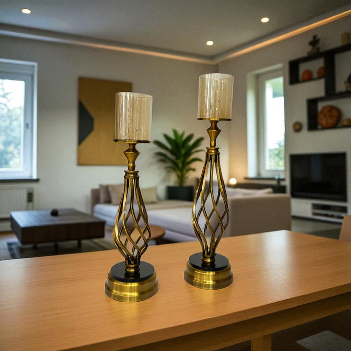 Imperium Vintage Brass Luxury Candle Holder