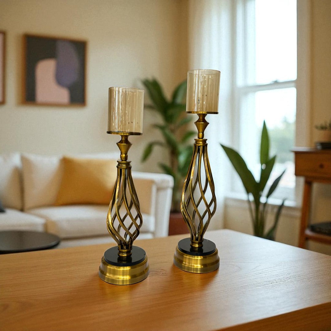 Imperium Vintage Brass Luxury Candle Holder