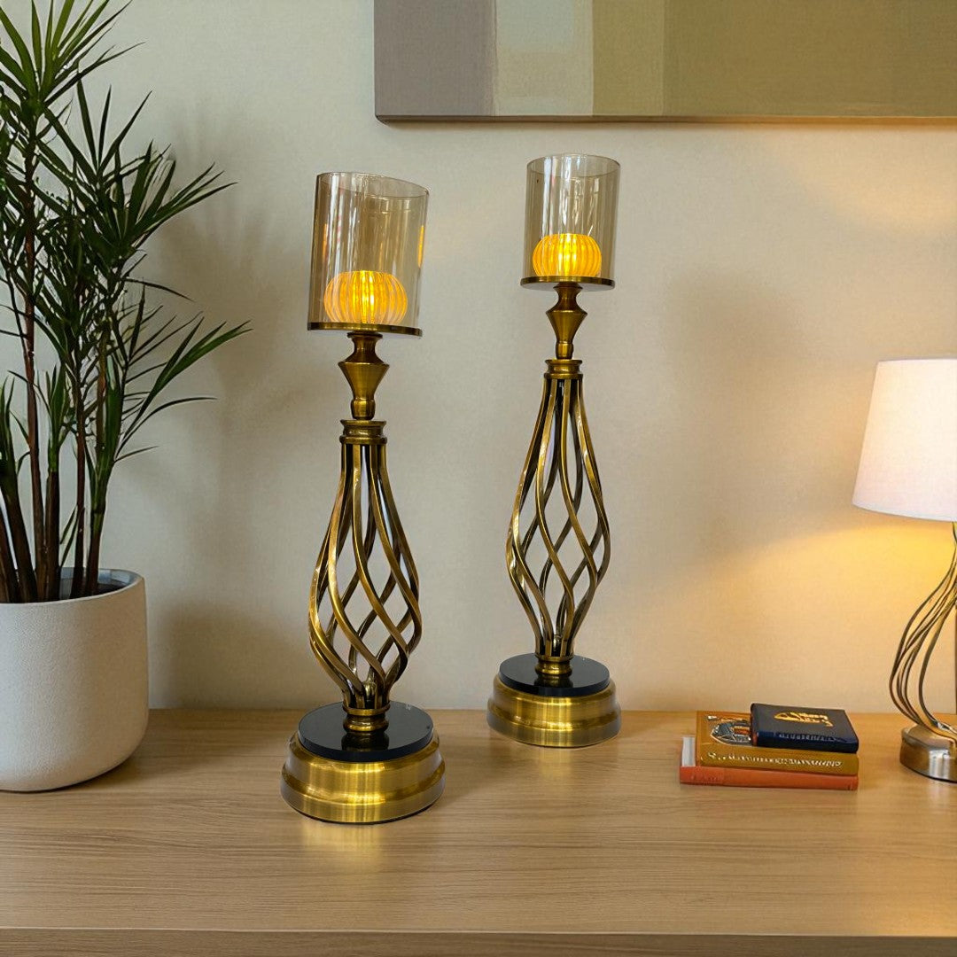 Imperium Vintage Brass Luxury Candle Holder