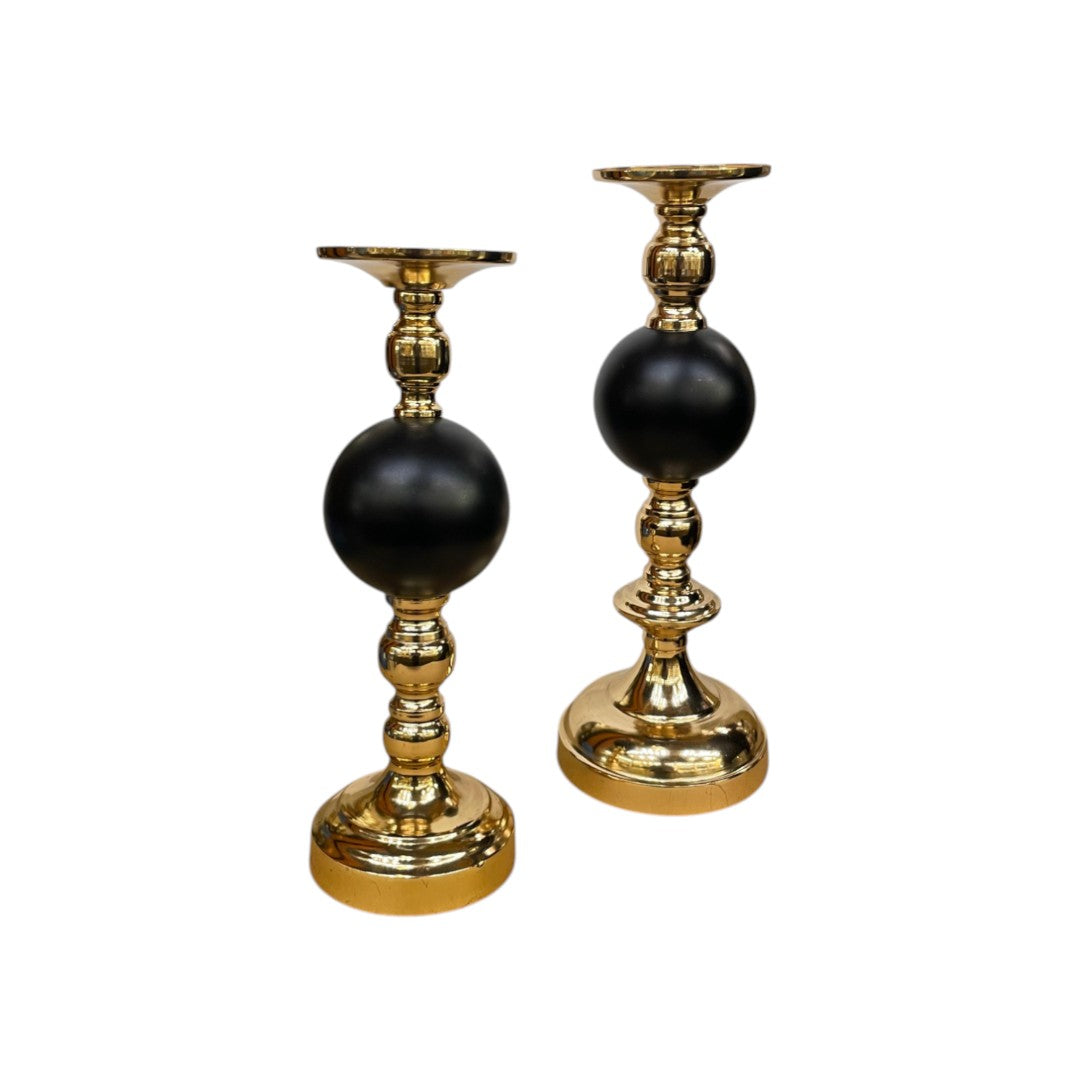 Baroque-Inspired Crystal Candle Stand