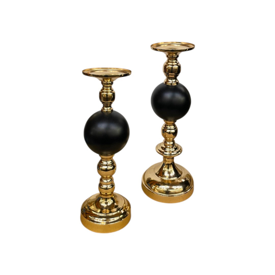 Baroque-Inspired Crystal Candle Stand