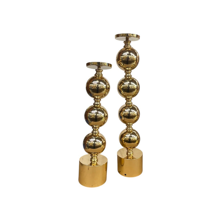 Modern Luxe  Metal Candle Stand