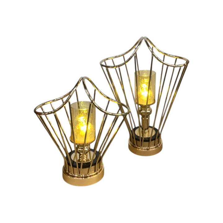 Elegant Modern Metallic Candle Holder