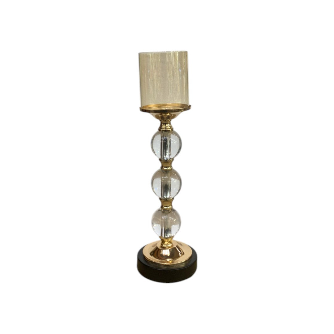 Harmonia Crystal & Metal Sacred Flame Stand