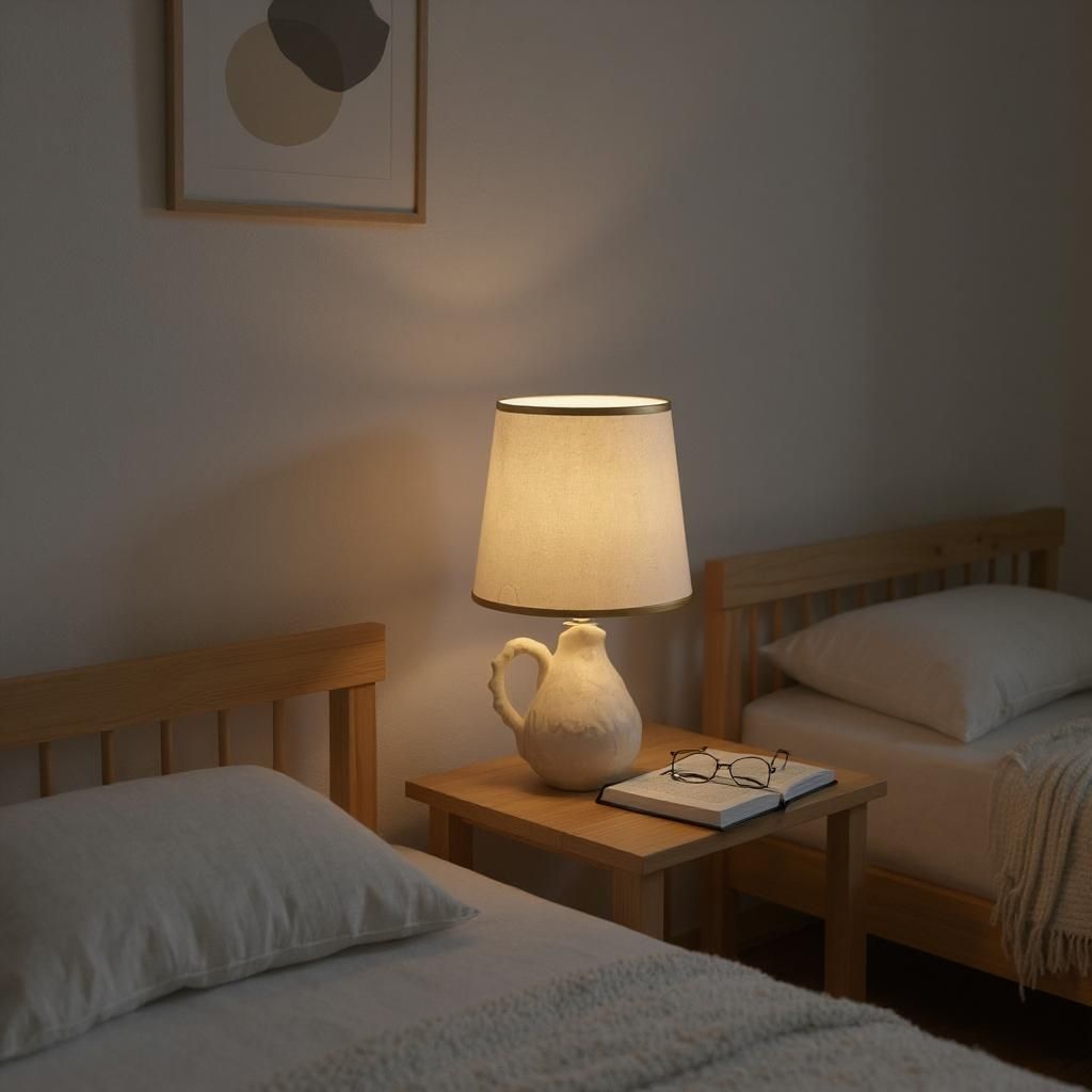 Ivory Artisan Ceramic Table Lamp