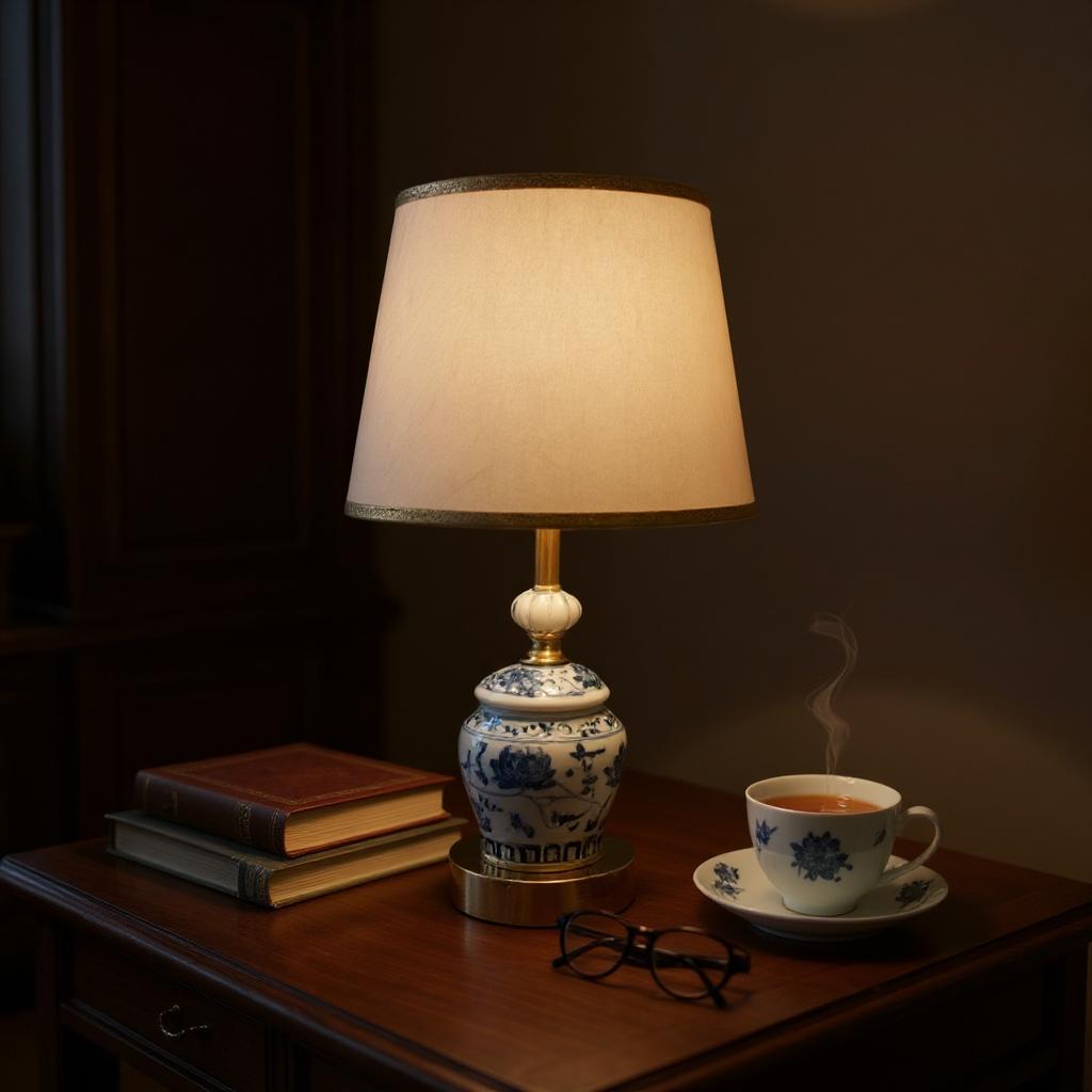 The Liora Brass Woven Glow Lamp