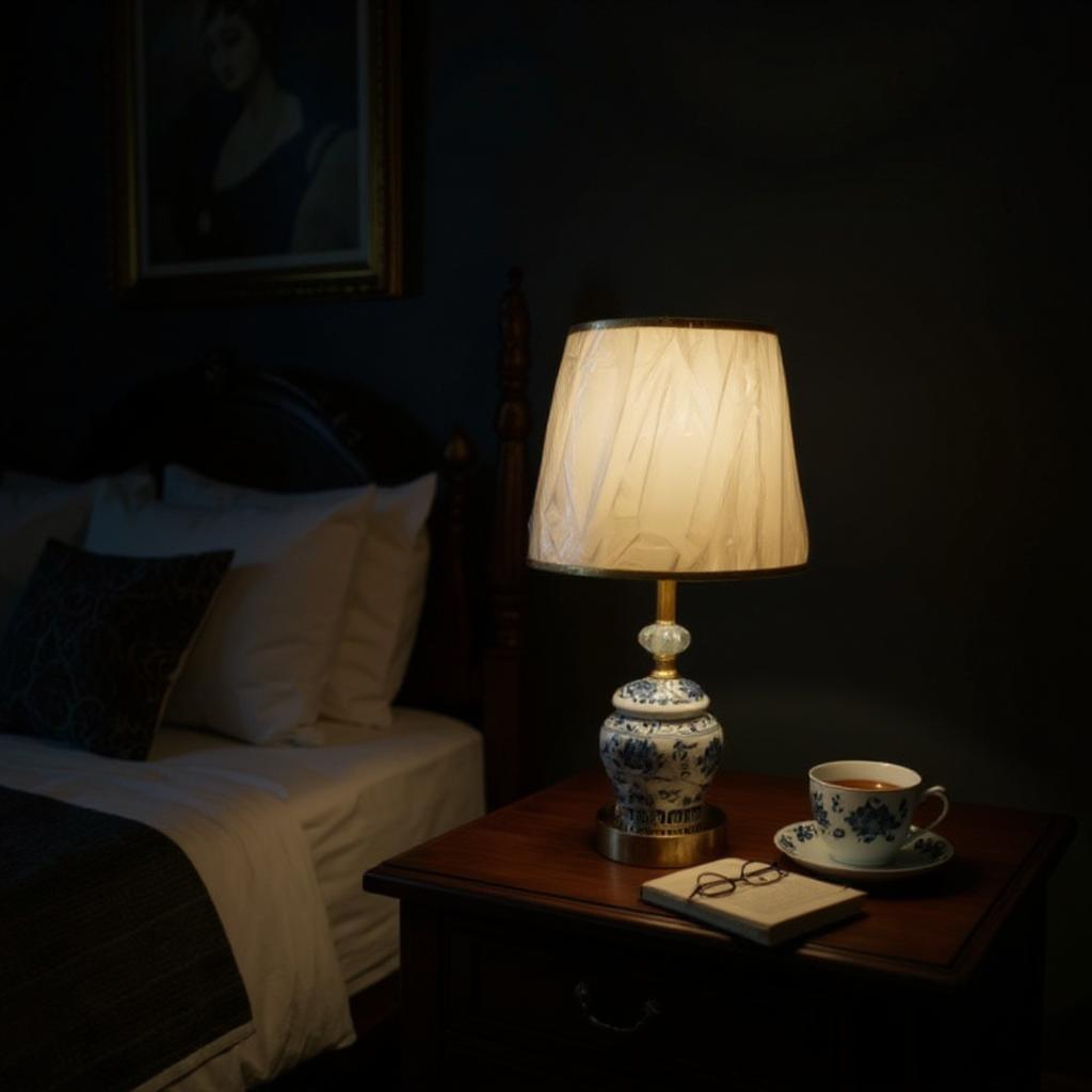 The Liora Brass Woven Glow Lamp