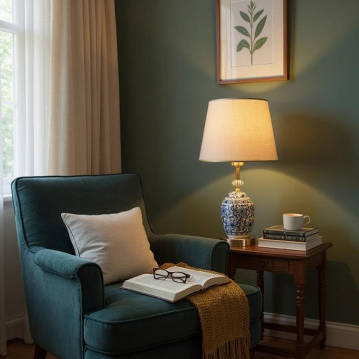 The Corwin Forged Brass Tower Lamp