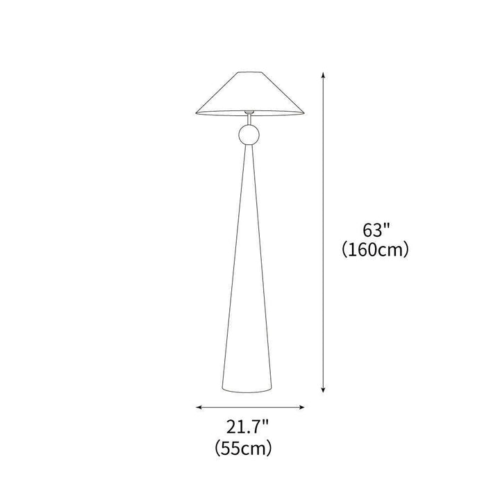 Lumos Cone Contemporary Floor Lamp