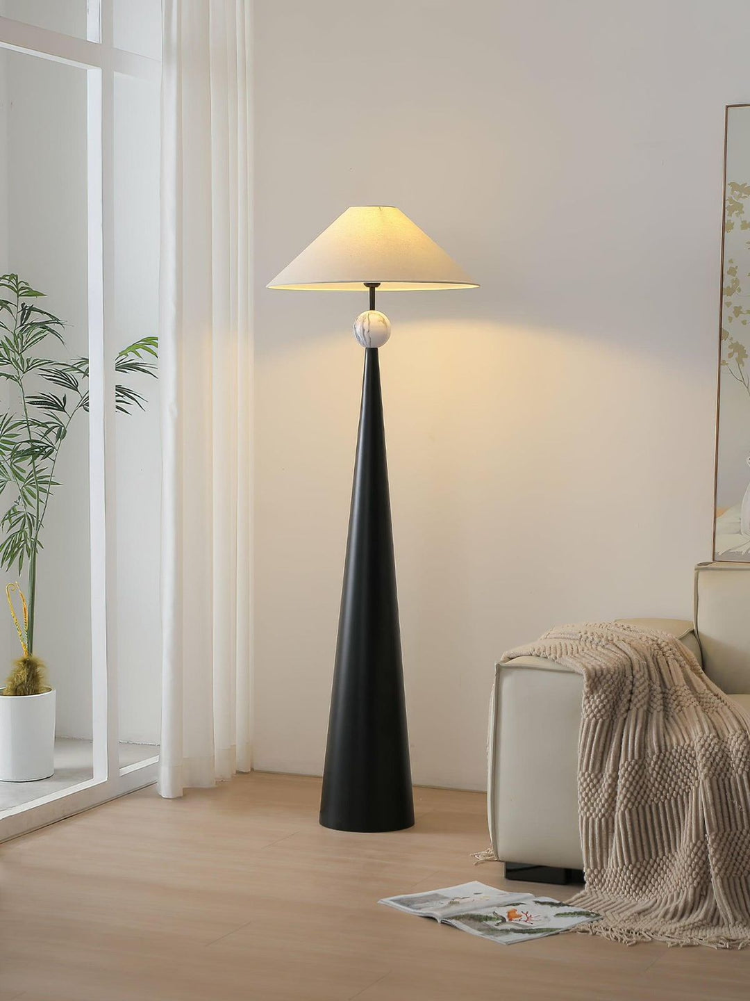Lumos Cone Contemporary Floor Lamp