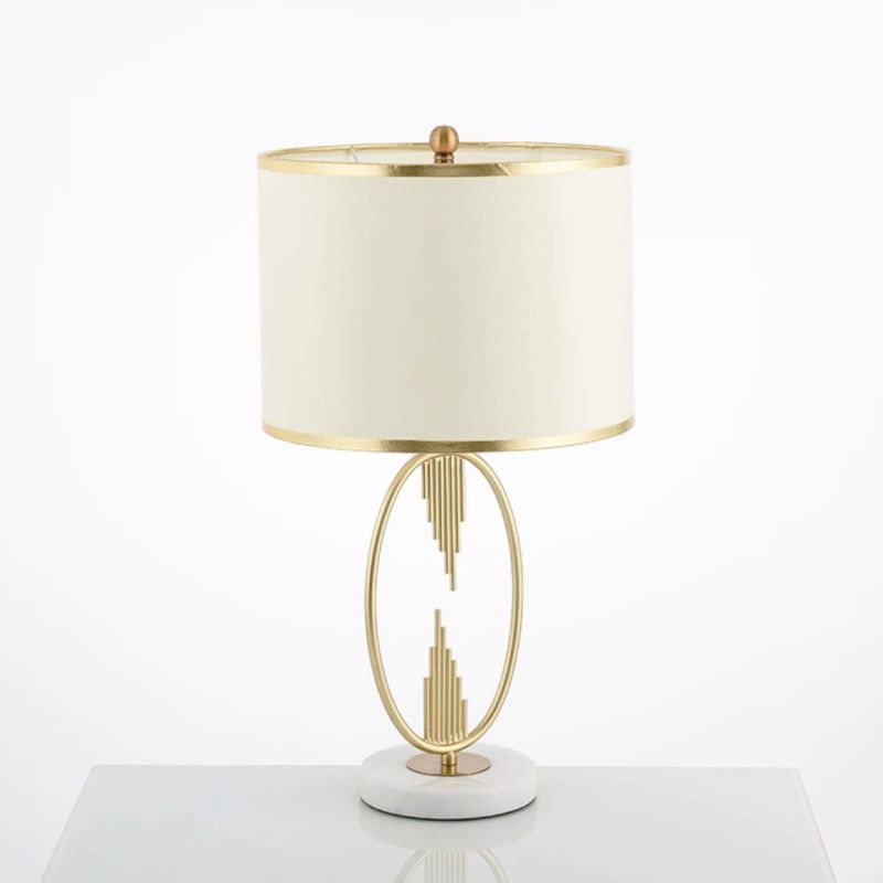 Aurora Modern Brass Gold Side Table Lamp
