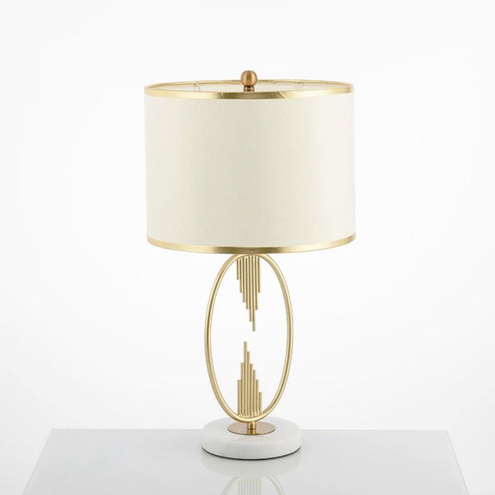 Aurora Modern Brass Gold Side Table Lamp