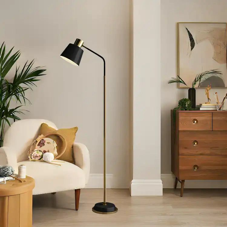 Luxe Heighten Curved Floor Lamp