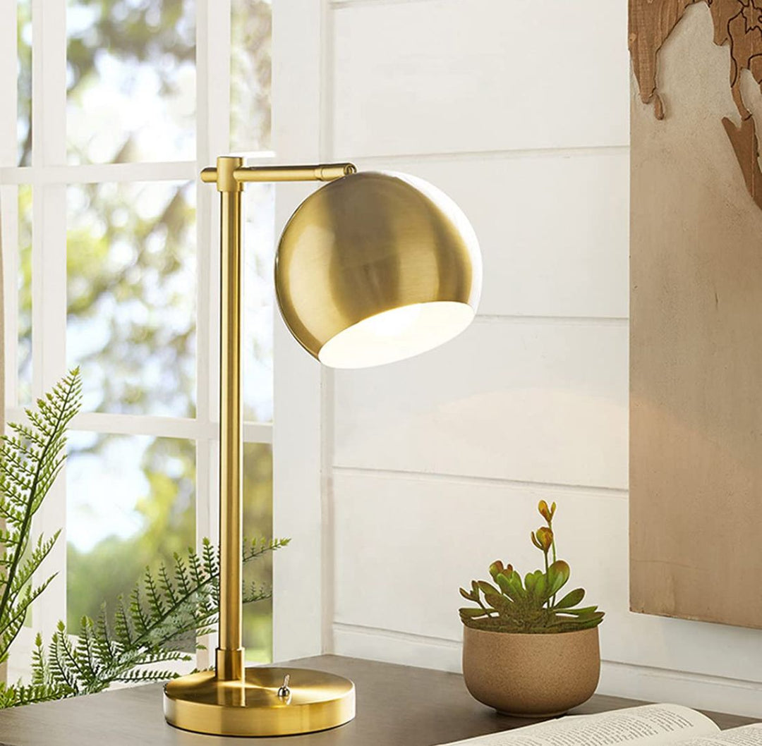 Brass Vintage Study Table Lamp