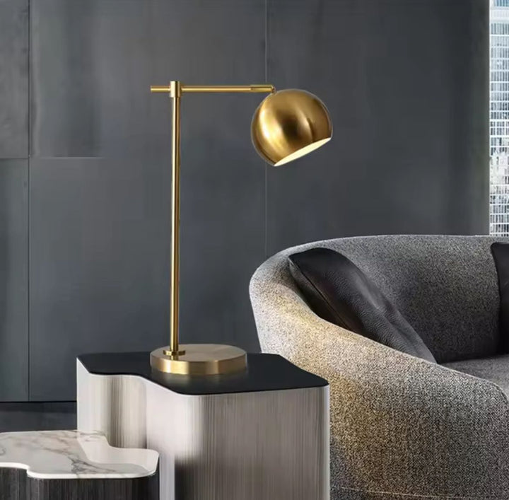 Brass Vintage Study Table Lamp