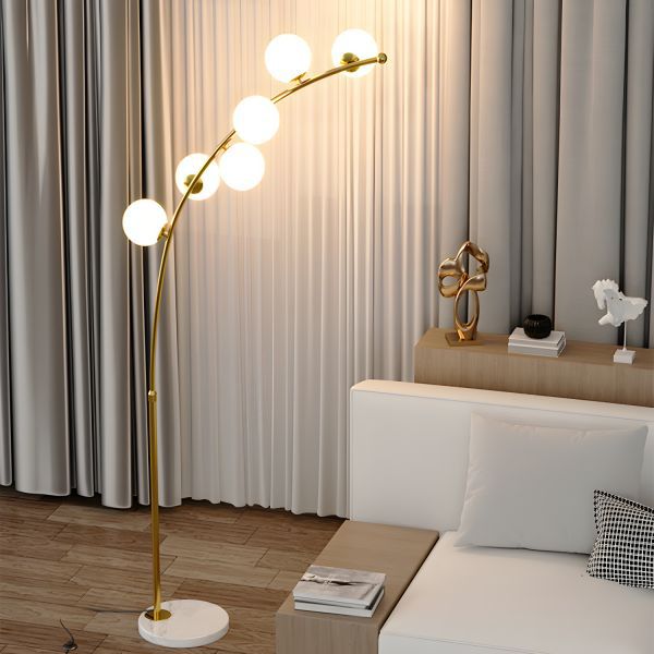Stellar Arc Globe Floor Lamp