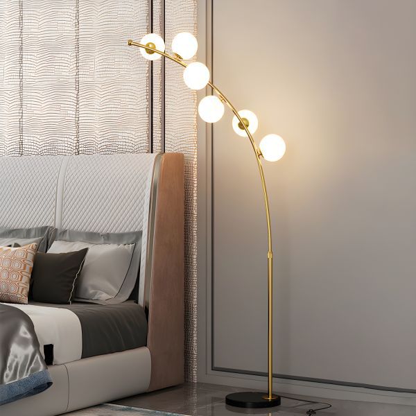 Stellar Arc Globe Floor Lamp