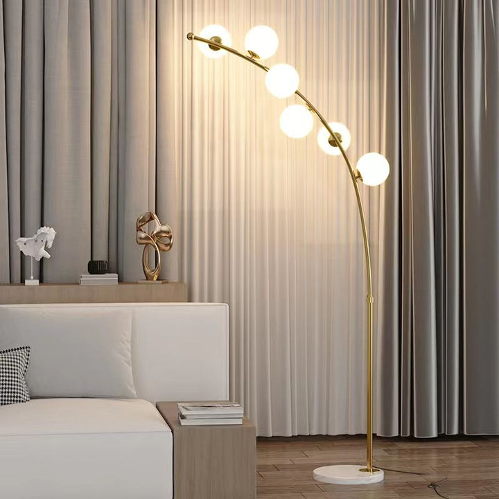 Stellar Arc Globe Floor Lamp