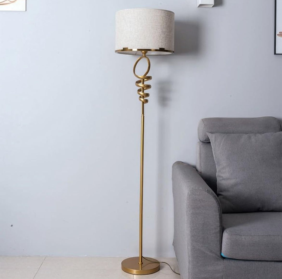 Golden Elegance Rose-Gold  Floor Lamp