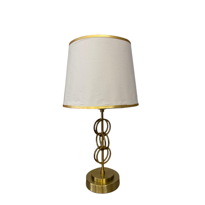 Modern Brass Gold Ring Table Lamp