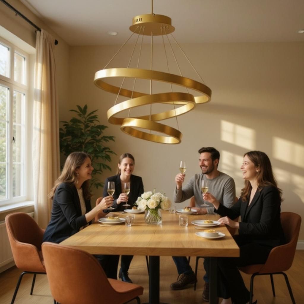 Halo Rings LED Chandelier