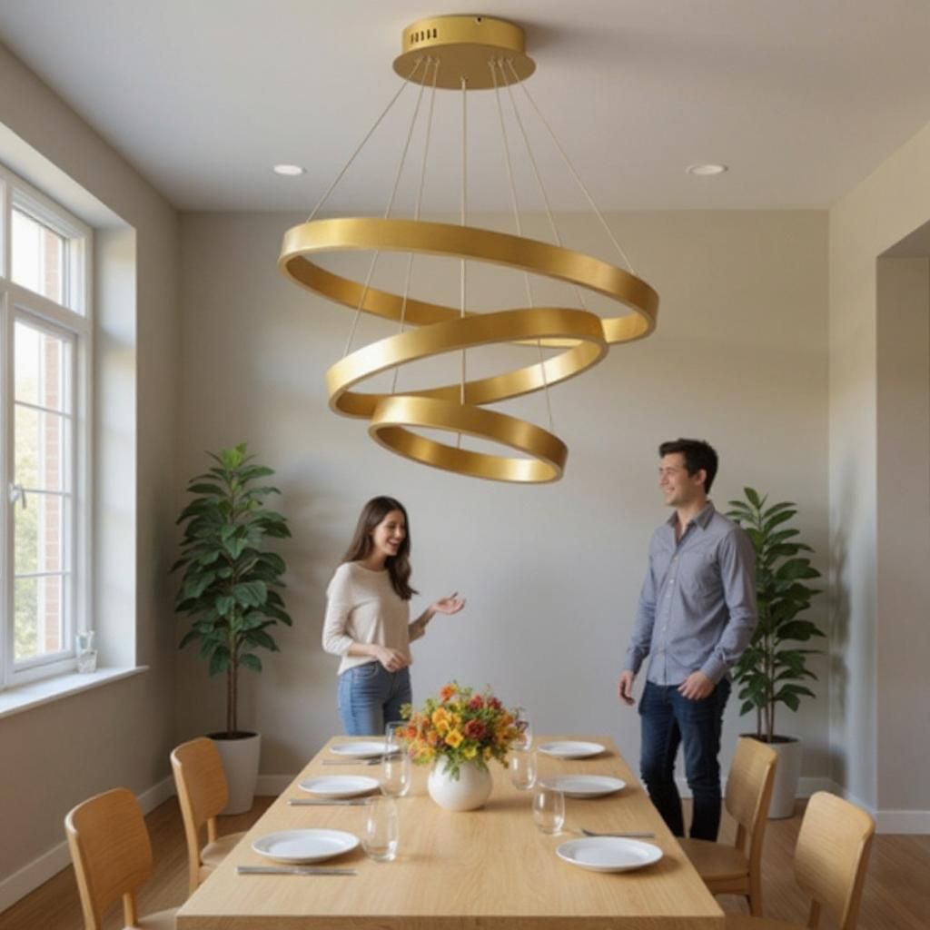 Halo Rings LED Chandelier