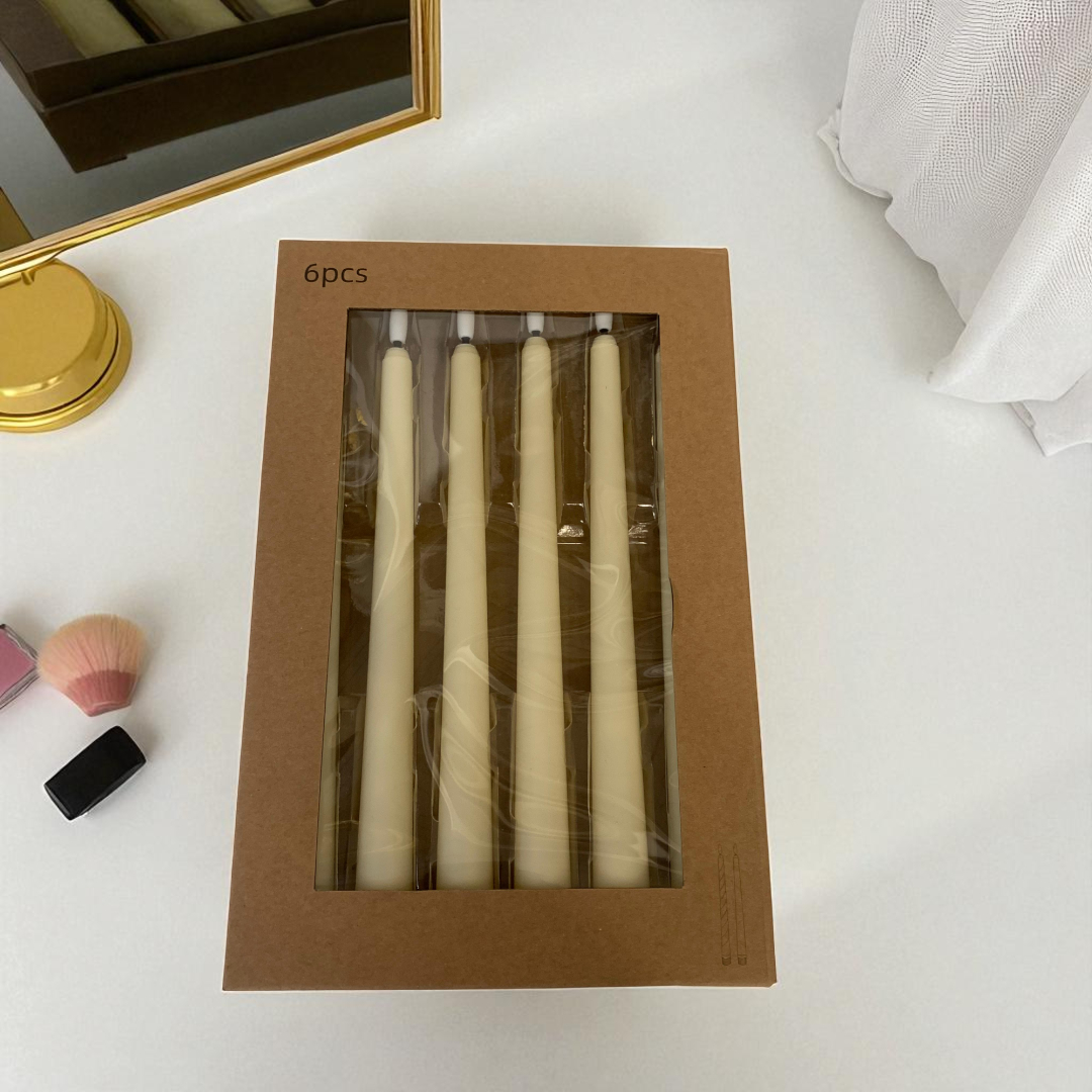 Flameless LED Long Taper Candles