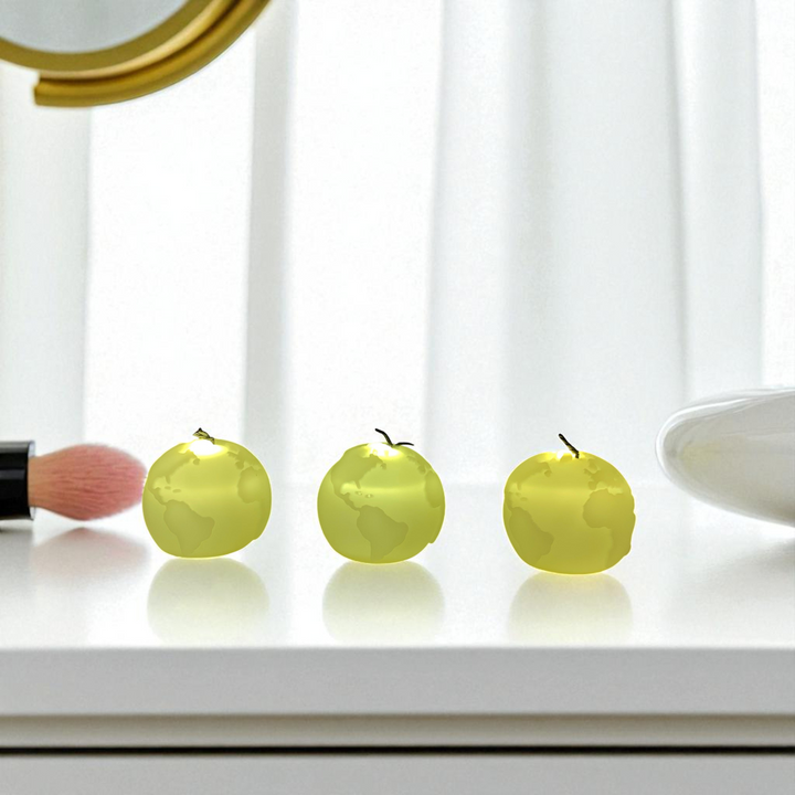 Globe-Shaped Decorative LED Candles