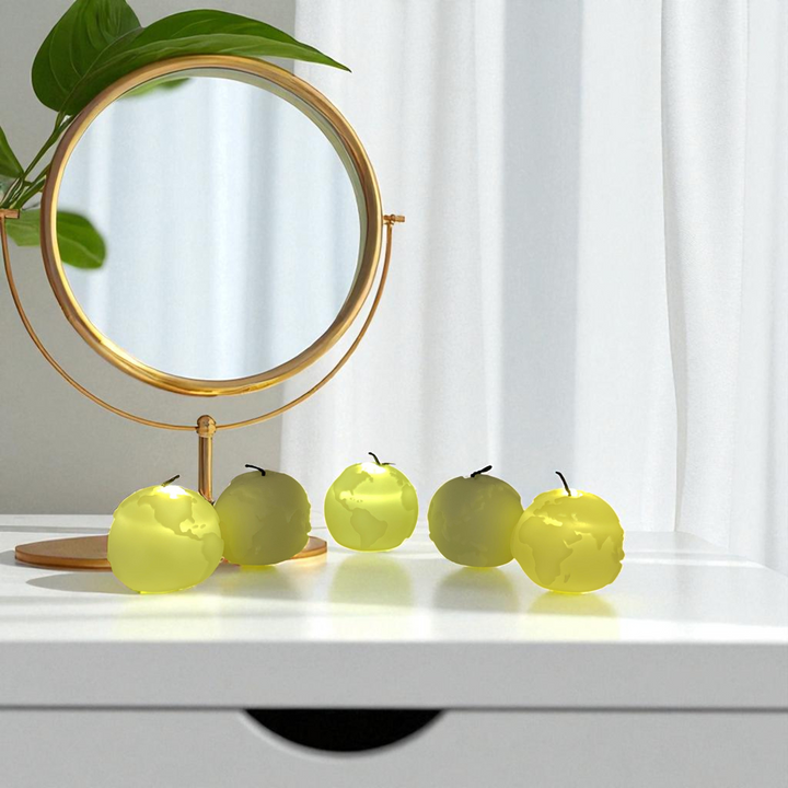 Globe-Shaped Decorative LED Candles