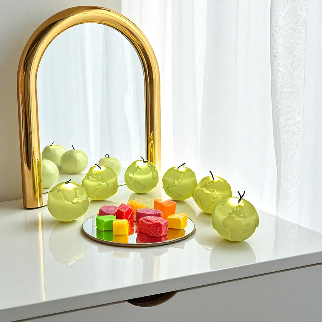 Globe-Shaped Decorative LED Candles