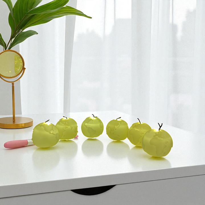 Globe-Shaped Decorative LED Candles