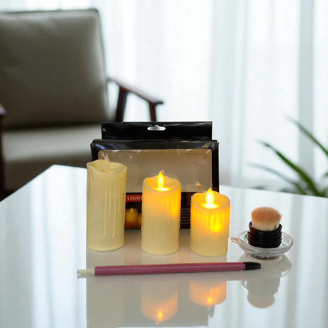 Classic Glow LED Candle Set
