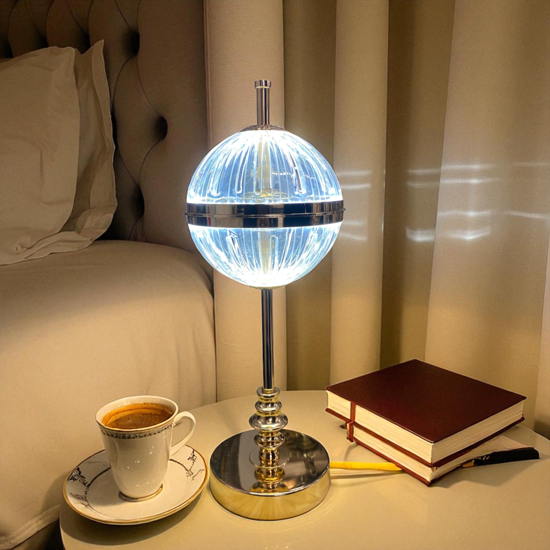Art Acrylic LED Globe style Table Lamp