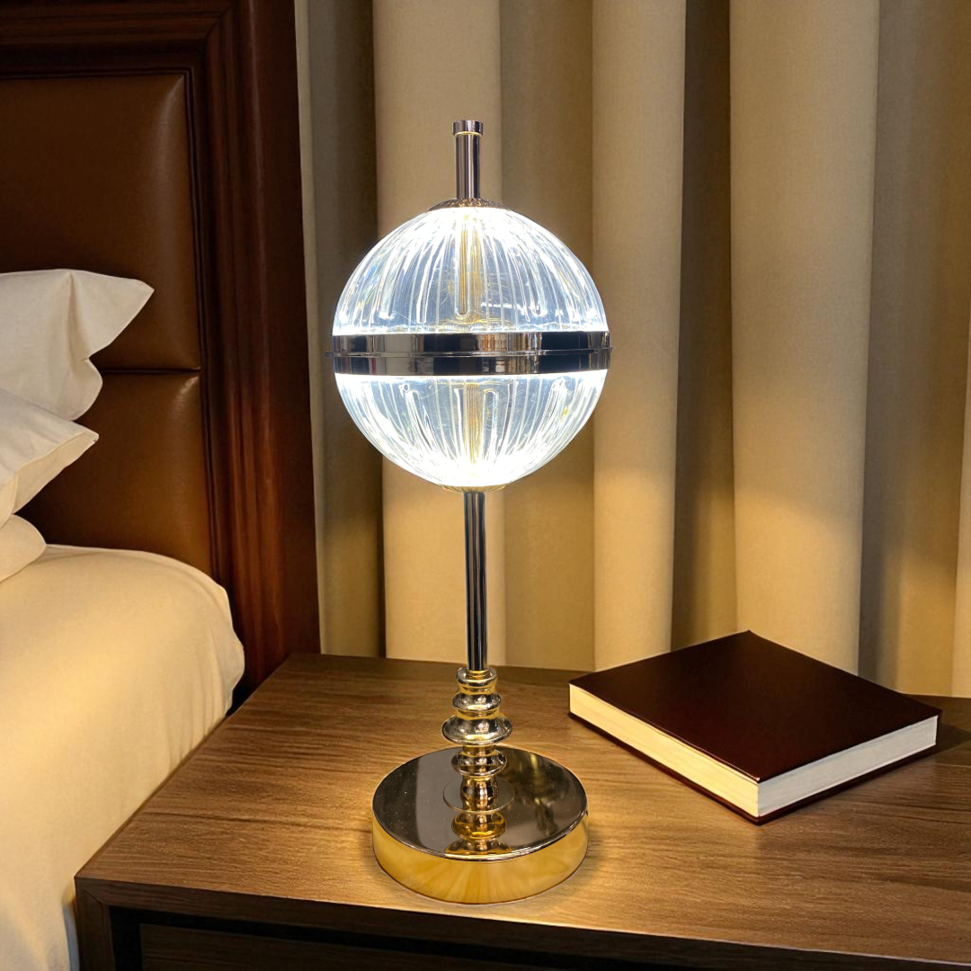 Art Acrylic LED Globe style Table Lamp