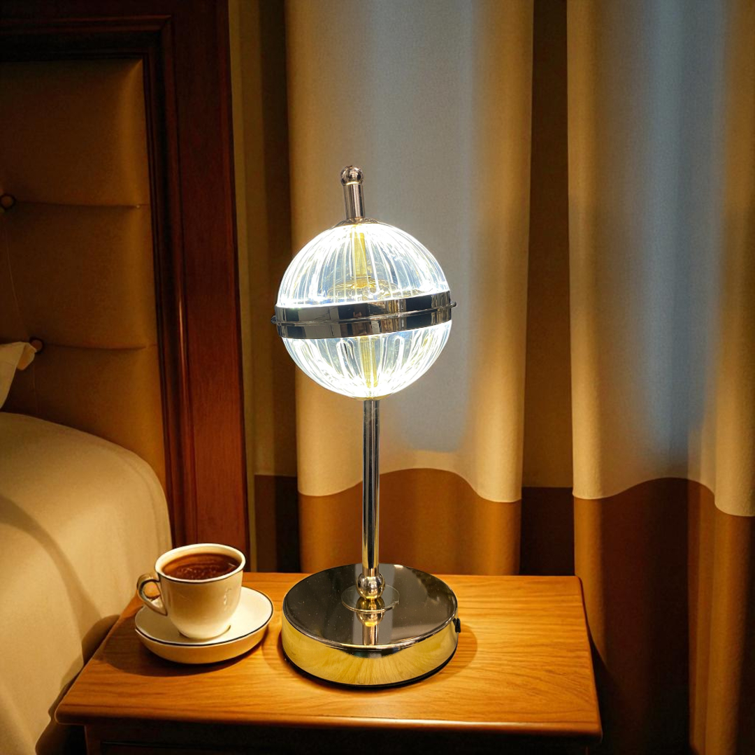 Art Acrylic LED Globe style Table Lamp