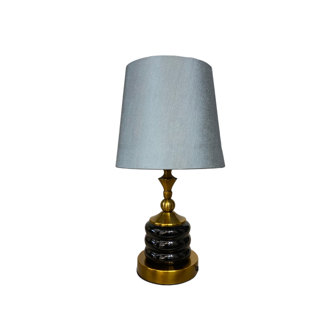 Mini Black Ceramic Table Lamp