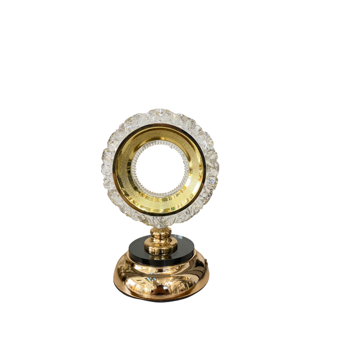 Crystal Aura LED Side Table Lamp